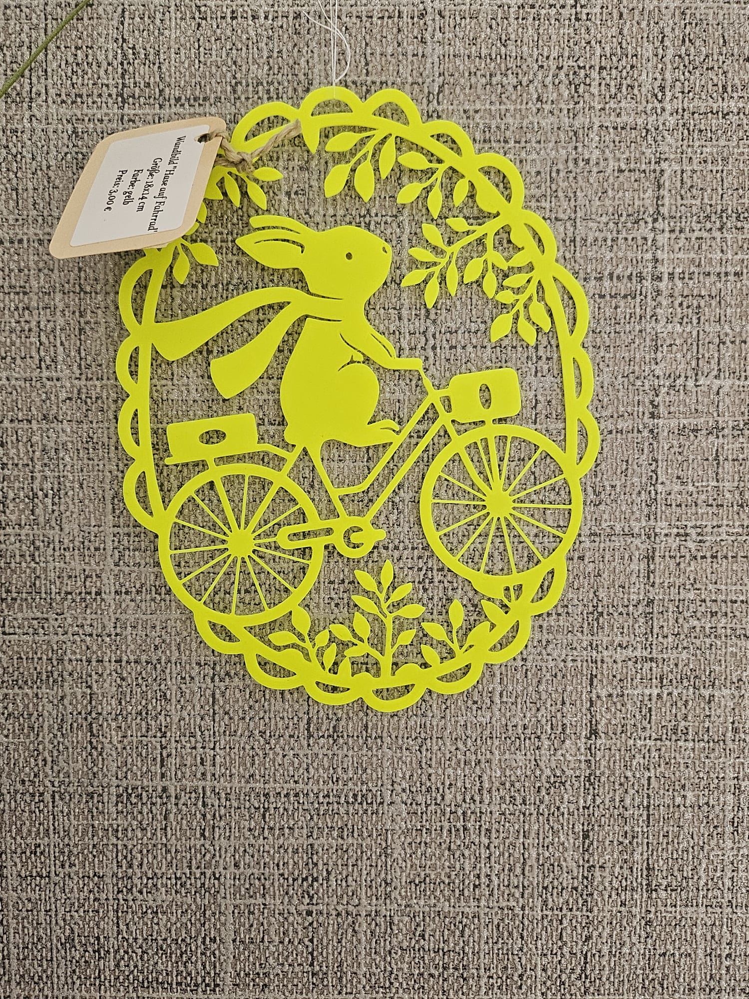Osterhase mit Fahrrad