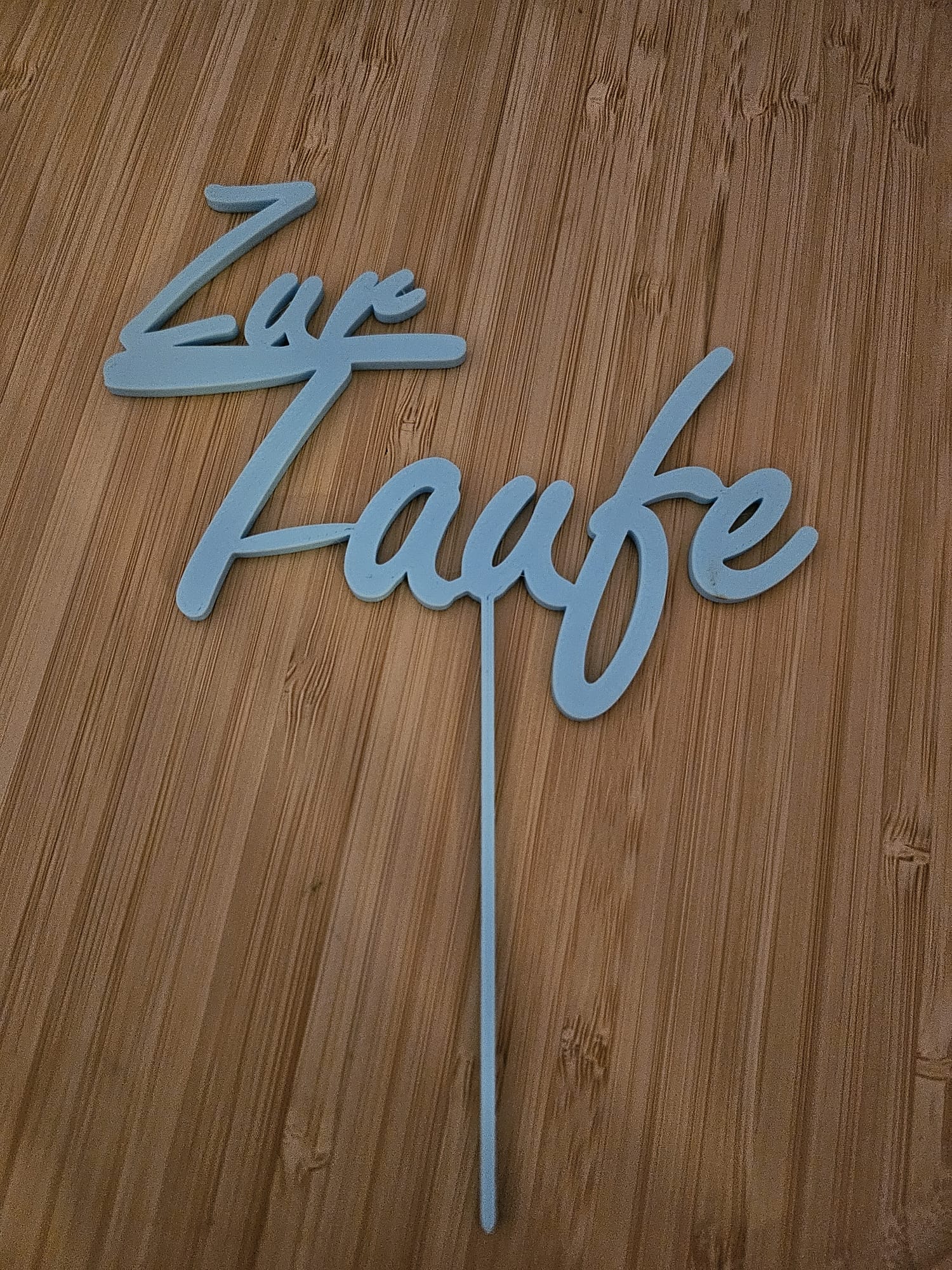 Tortenstecker "Zur Taufe"
