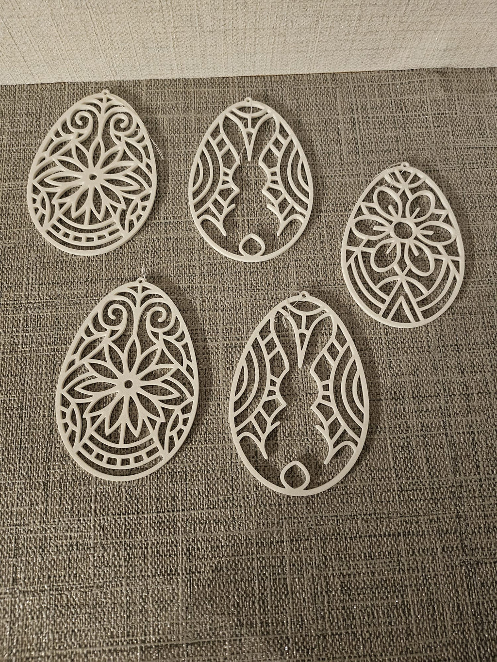 5er Set Ostereier zum Aufhängen